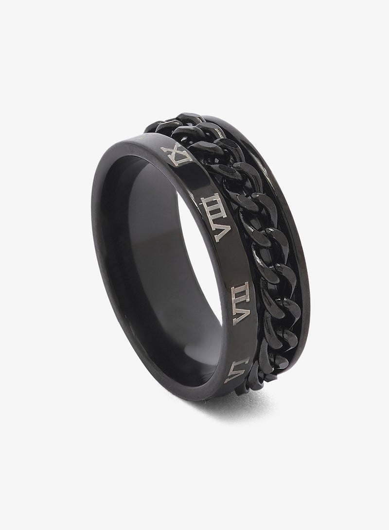 Seventy Five Essential Roman Numeral Statement Ring - Image 2